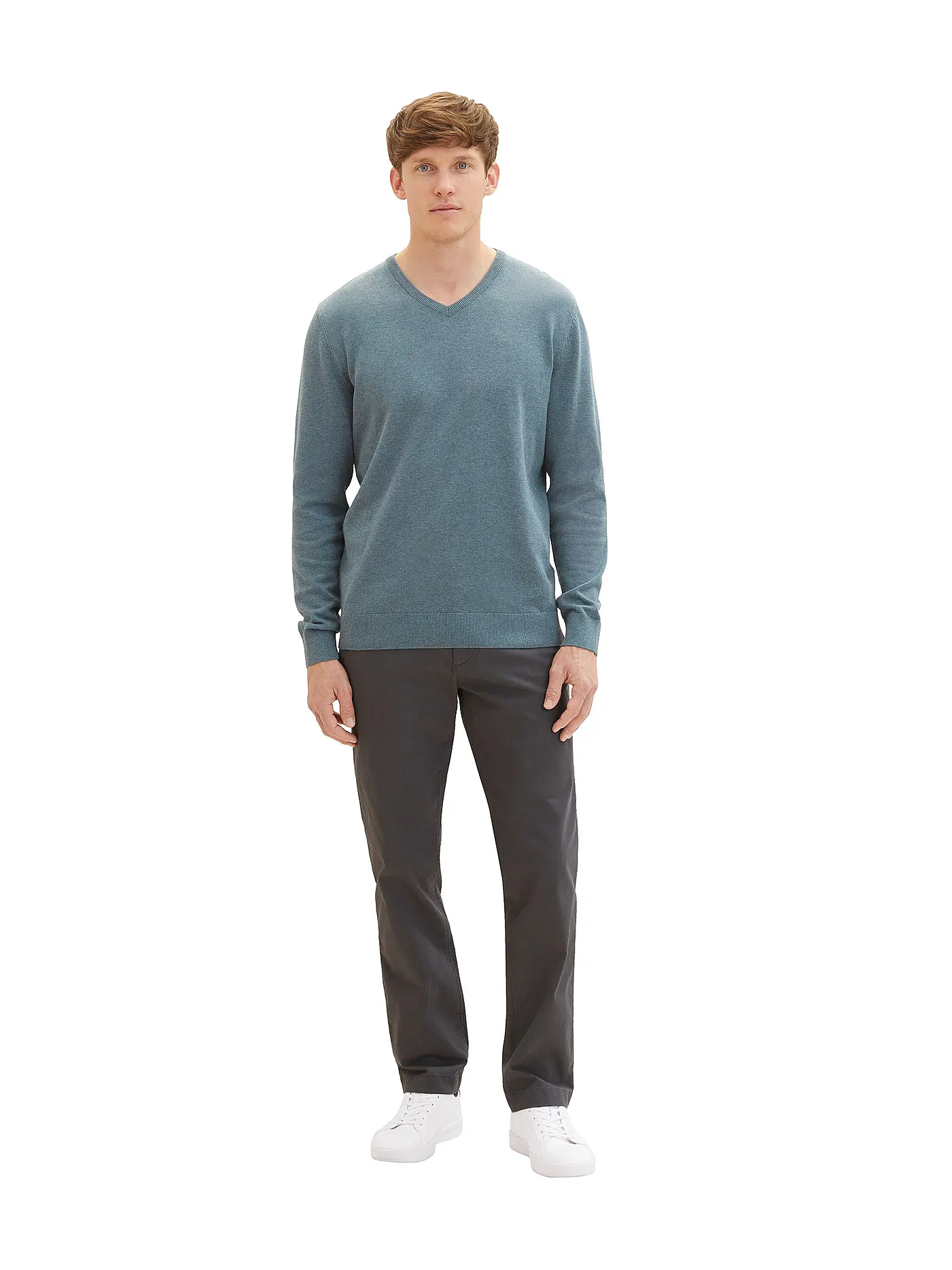 TOM TAILOR | Pullover | petrol